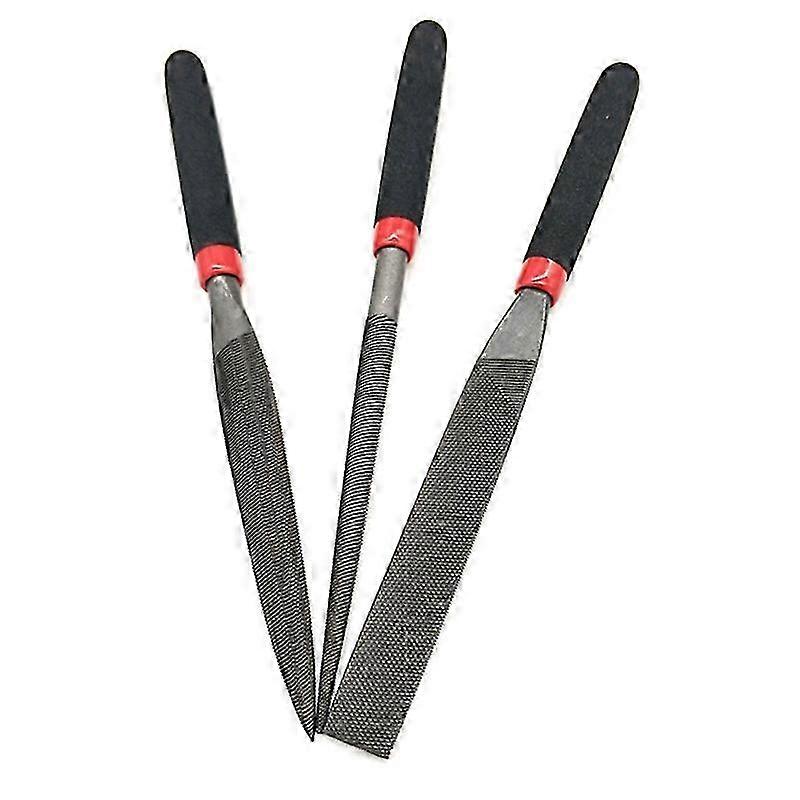Small Steel Files Needle File Flat File for Stone Glass Metal Carving Craft Needle Filing Woodworking Hand File Tool