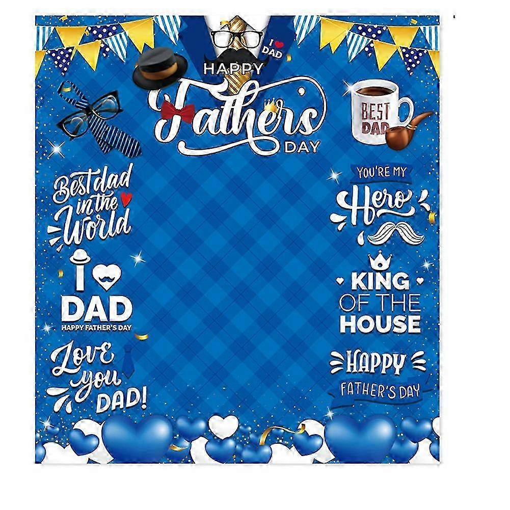 180x200cm Father'S Day Single Side Photo Backdrop Father'S Day Portable Multi-Functional Photo Backdrop Backdrop