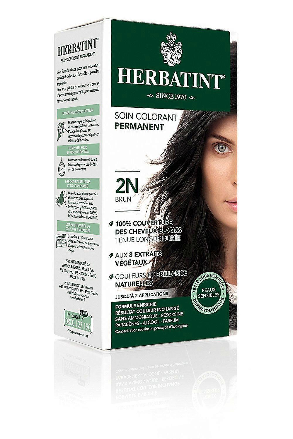 Herbatint, Brown Hair Colour 2N, 170ml