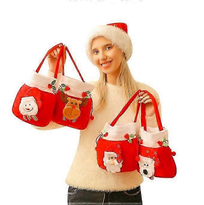 Julklappspåsar, snögubbe tomtesäck