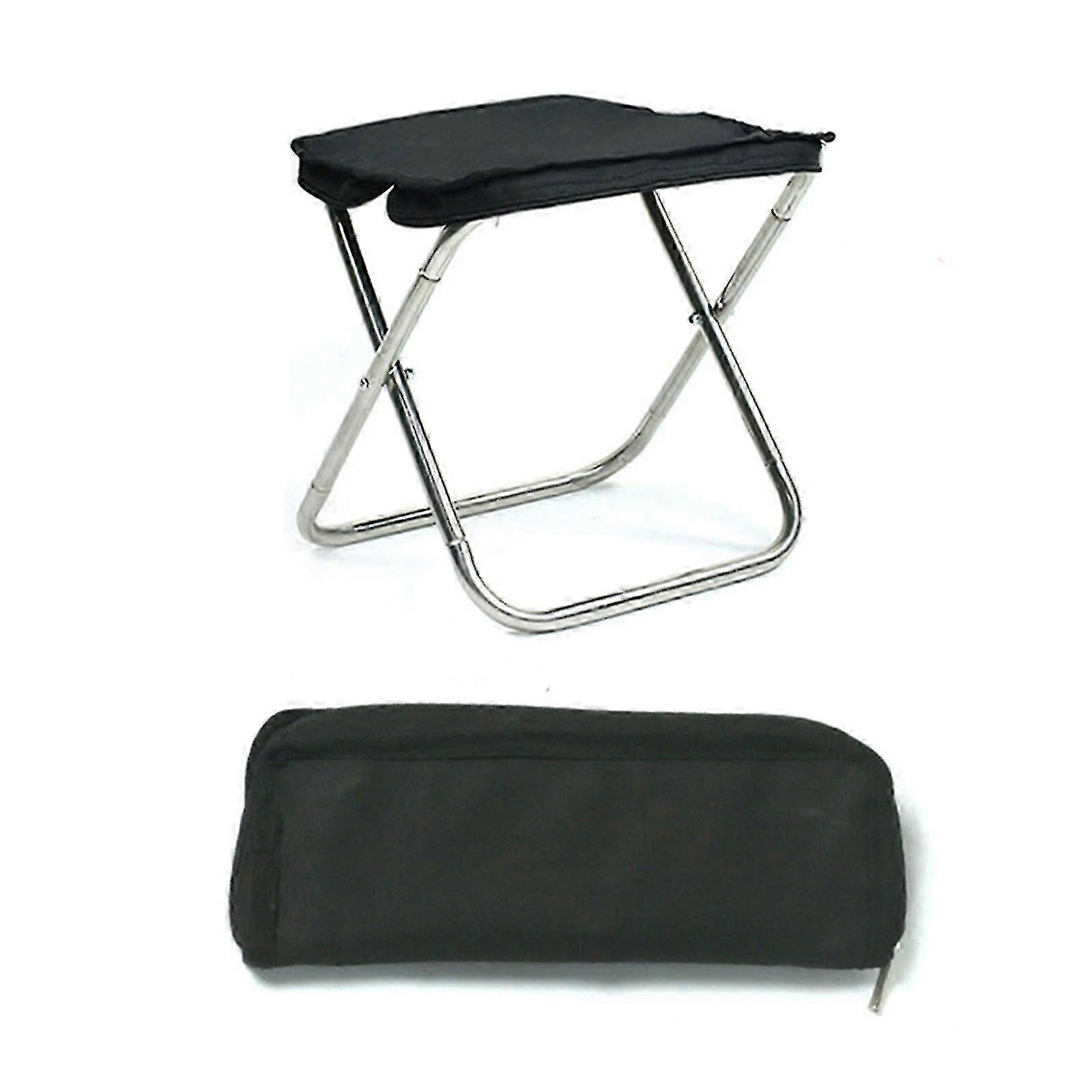 Foldable and portable stool, available in black and blue, suitable for multiple scenarios