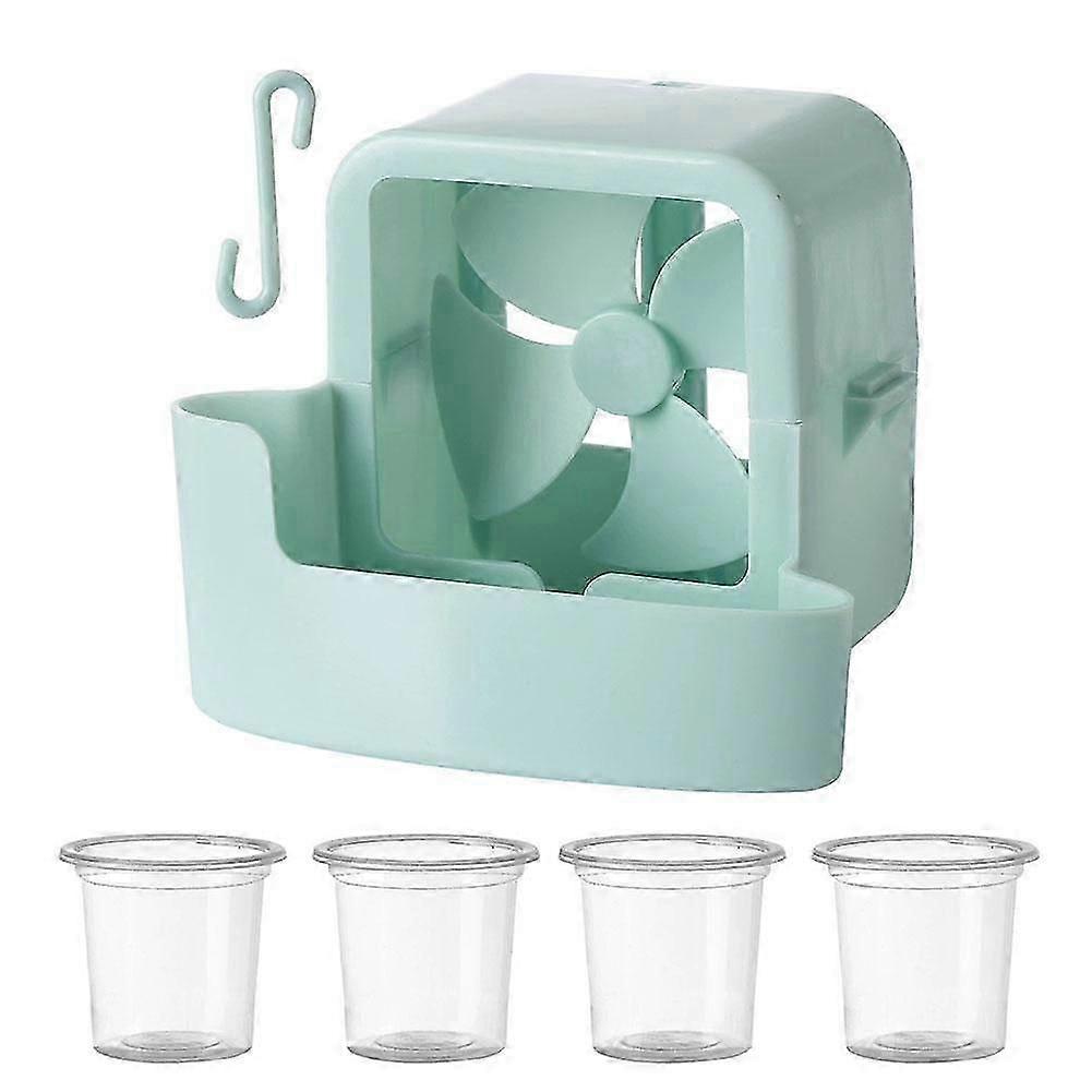 Schnellkühlender Tischventilator mit Eiskübel