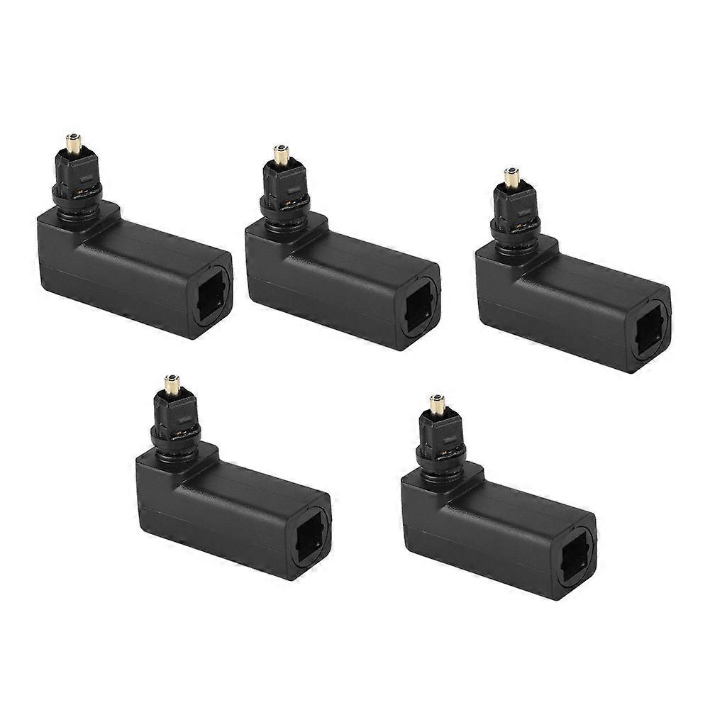 5Pcs Digital Optical Adapter Audio Output 3.5mm Plug Connector Converter for Apple/MAC