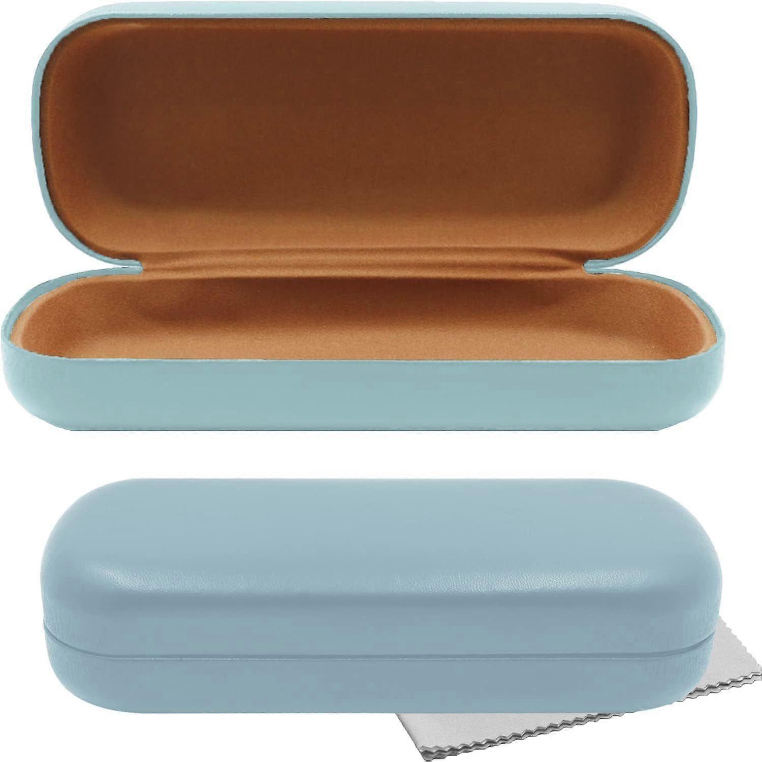 Hardcase glasses case. Softtouch PU leather glasses case. Comes with a