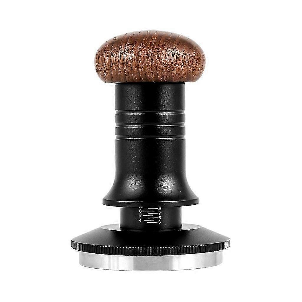 Coffee Tamper Tool Walnut Wood Espresso Pressure Tamper Espresso Tamper for--58mm