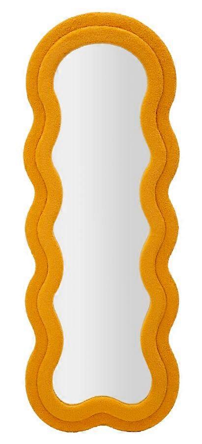 WALL MIRROR TEDDY MUSTARD CM 60X4X160