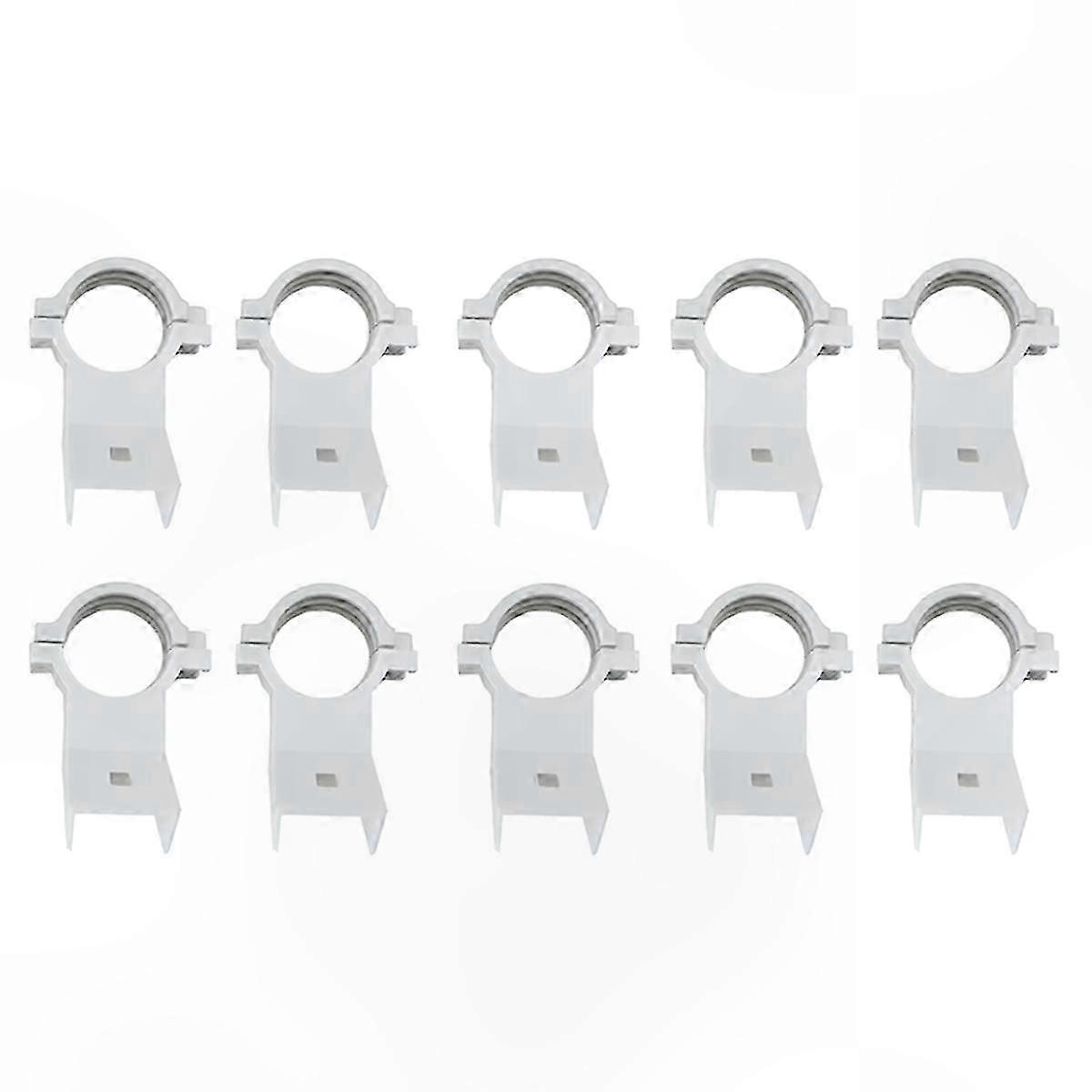 10-Pack Universal LNB Clamp Bracket for Satellite Dish Installation