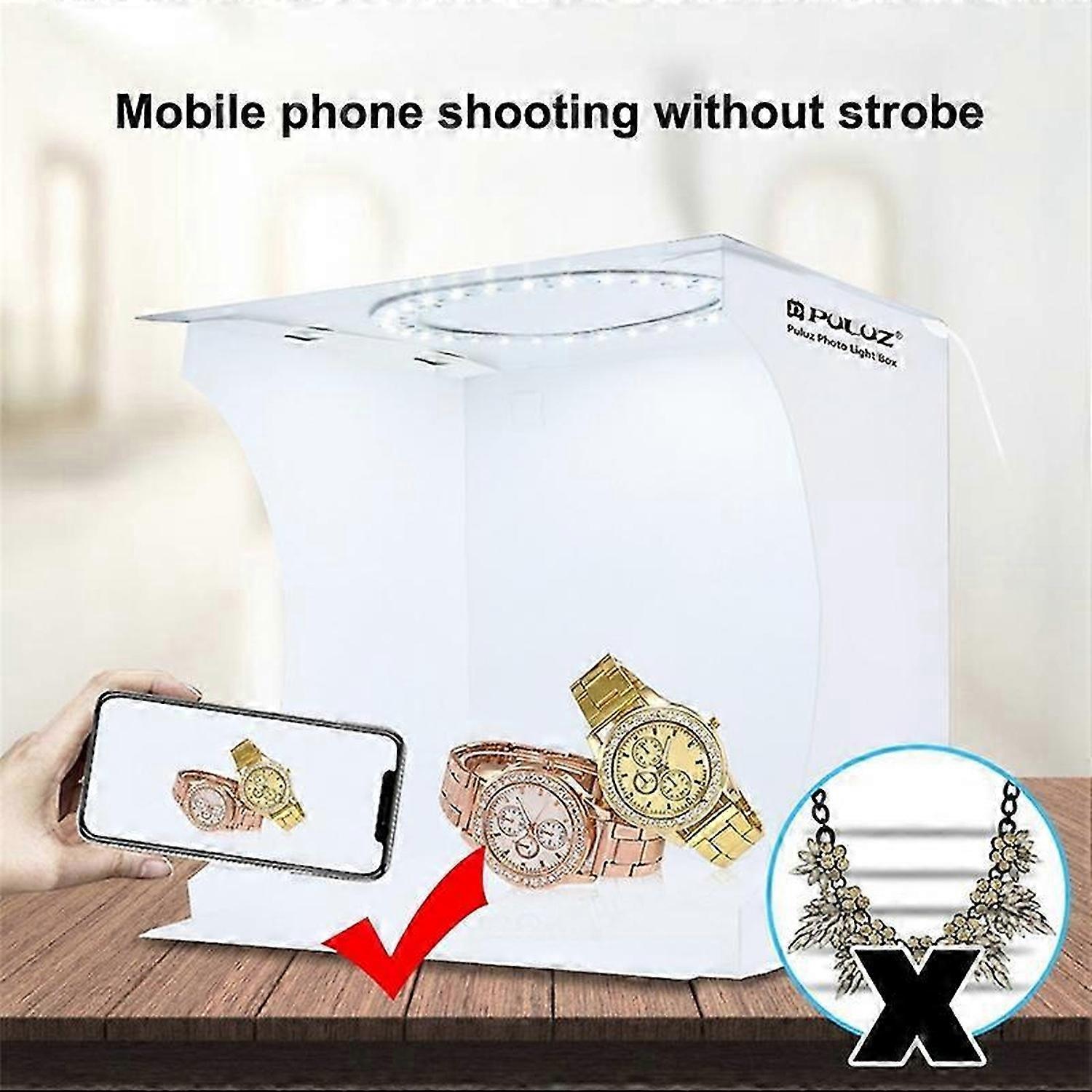 23X23X24cm Simple Folding Studio 1 Ring 72LEDs Lamp