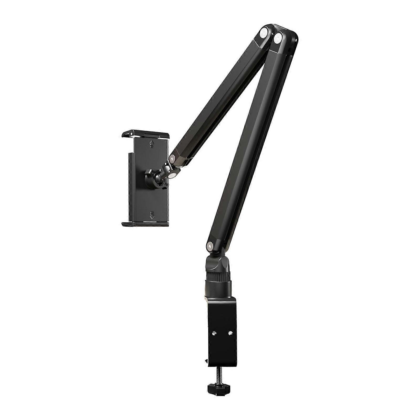 Tablet Desk Mount Stand Aluminum Alloy Multipurpose Heavy Duty Adjustable