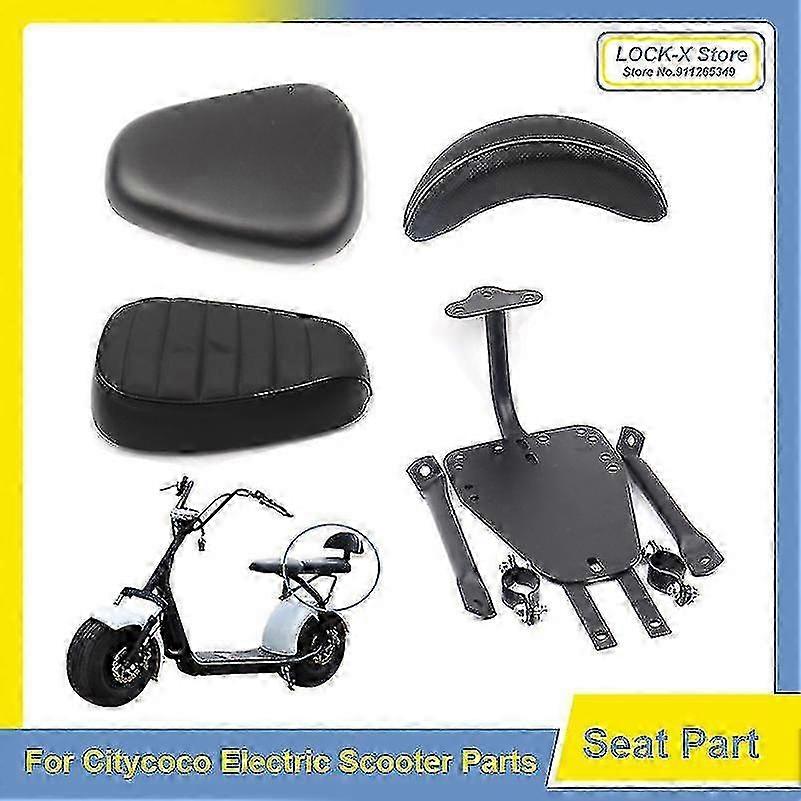 Citycoco Scooter Rear Seat with Backrest & Cushion - Comfort Upgrade Accessories 2025