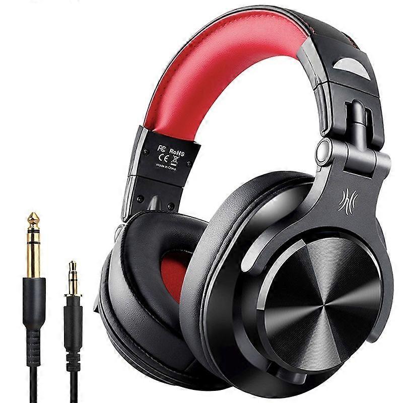 OneOdio A70 Black Red Wireless Bluetooth Stereo Headset