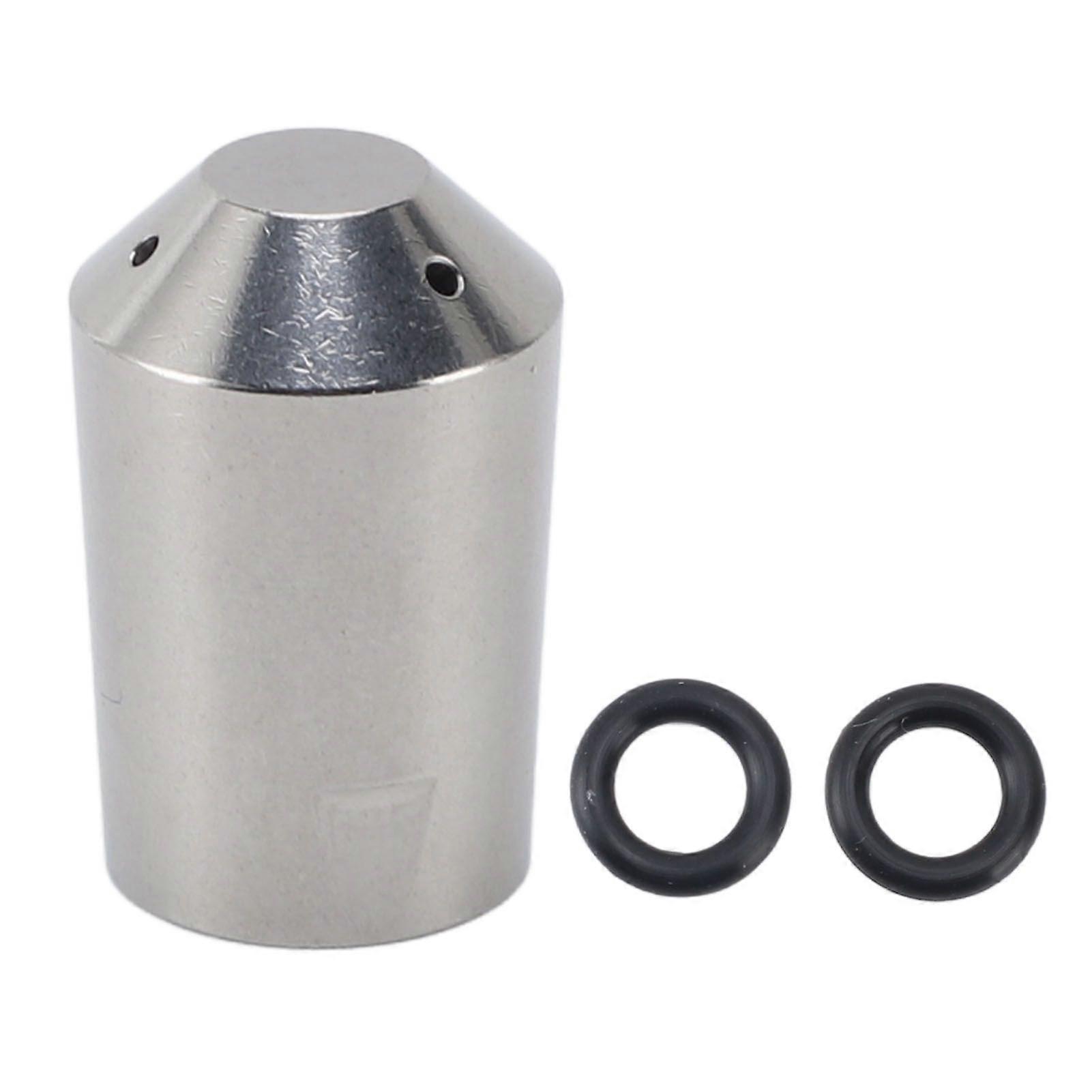 Coffee Machine Nozzle Stainless Steel Milk Foam Spout Replacement Steam Wand Tip for Rancilio Three Hole