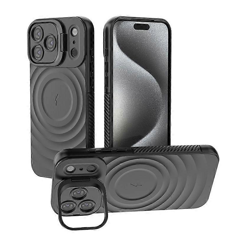 MagSafe Magnetic Phone Case with Camera Slide, Ultra-Thin Shockproof Protective Case for iPhone 17/16/13/14 Pro Max/Pro