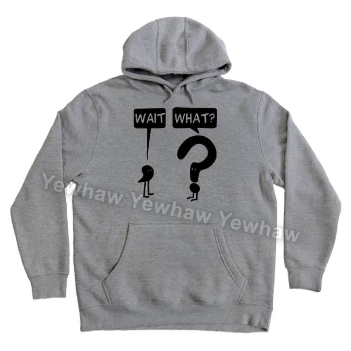 Wait What Funny Punctuation Hoodie