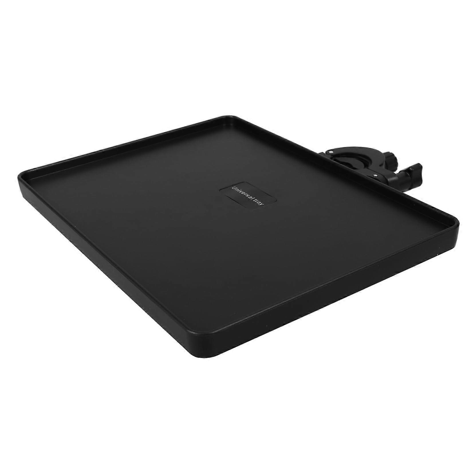 Clamp Microphone Stand Tray Durable Adjustable Storage Rack With Raised Edges For Live Broadcast Streaming And Online