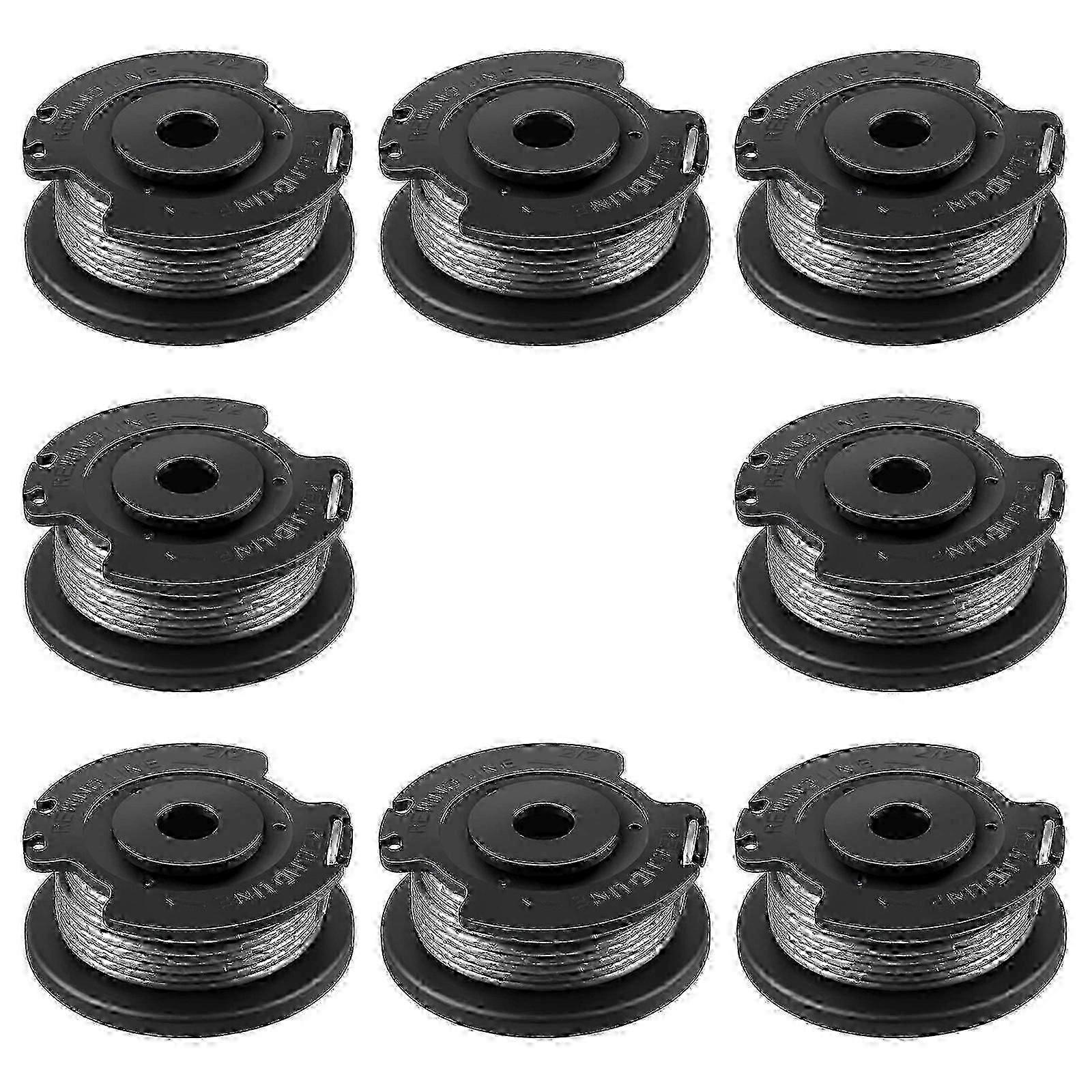 8 Pack F016800569 String Trimmer Replacement Spool Line for Bosch EasyGrassCut 23, 26, 18, 18-230, 1