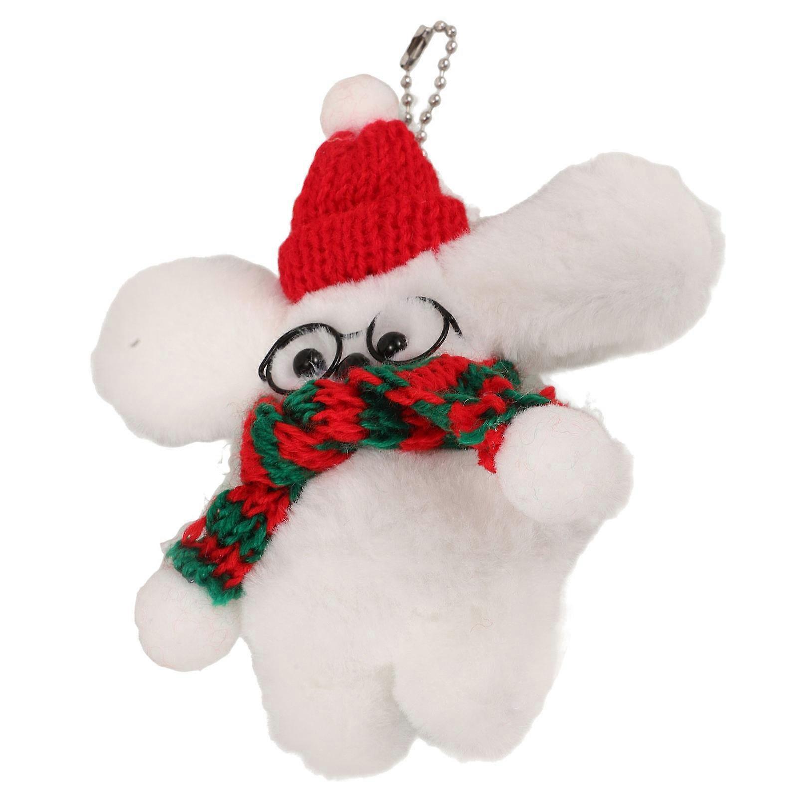 Cute Plush Keychain Dog Keychain for Decor Use 2Pcs Bundle