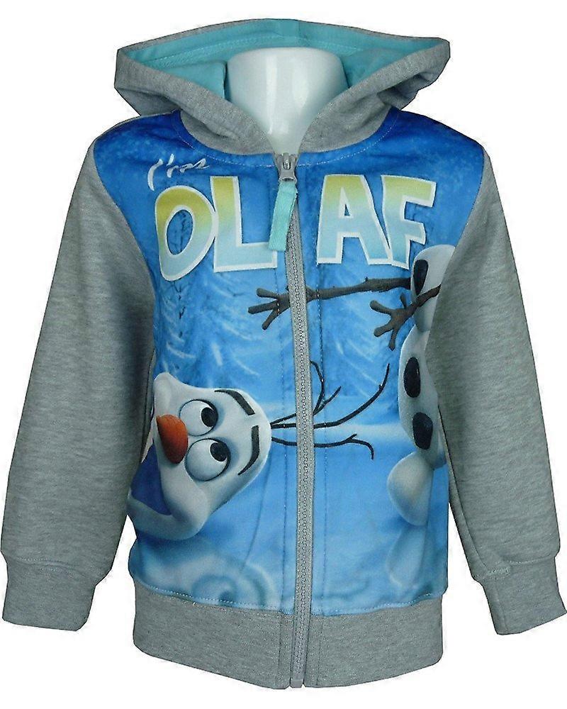 Boys Disney Frozen Olaf Full Zip Hooded Sweatshirt Hoodie PH1358