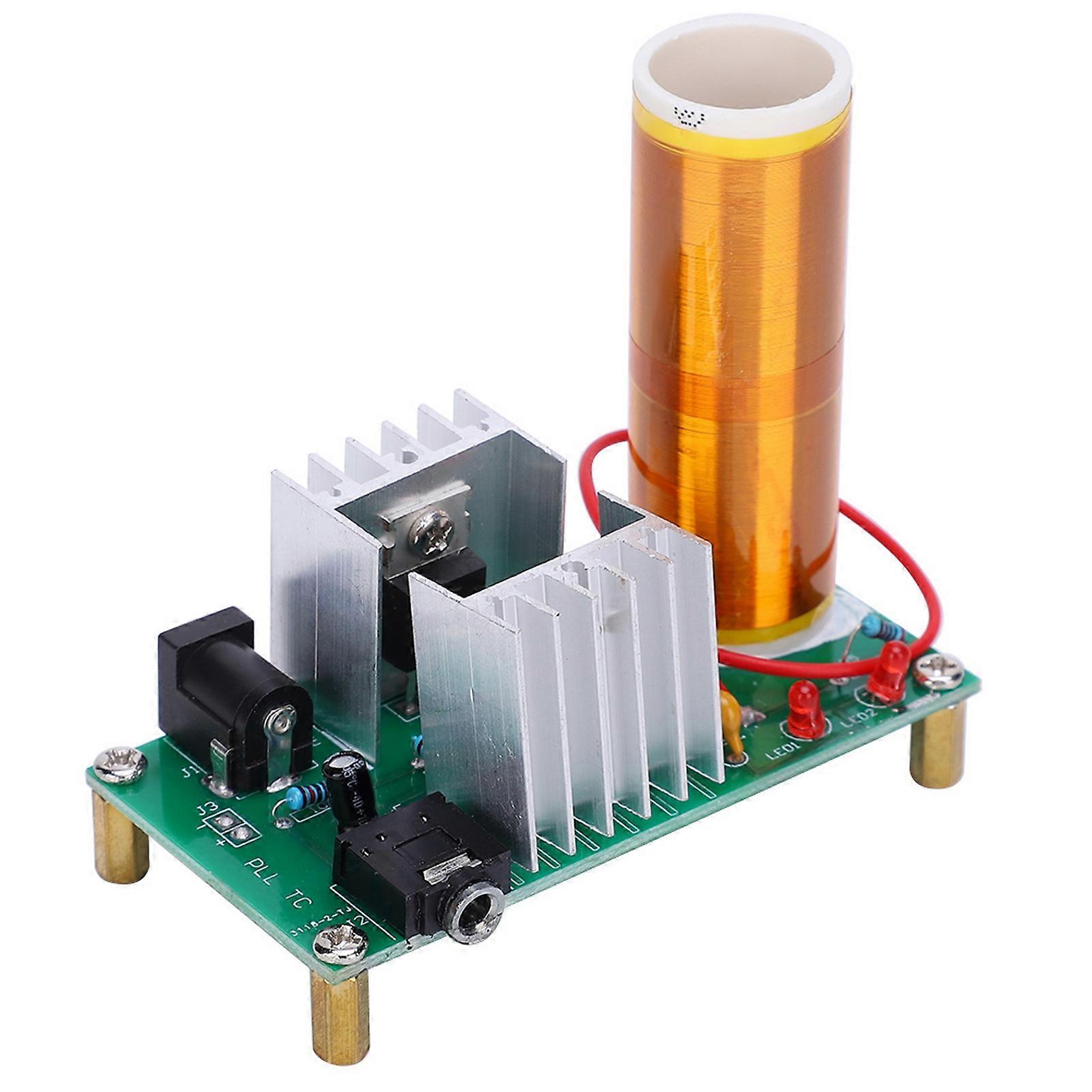 Kit de mini-bobine Tesla à monter soi-même, haut-parleur plasma, 15 W CC, 15-24 V, 2 A