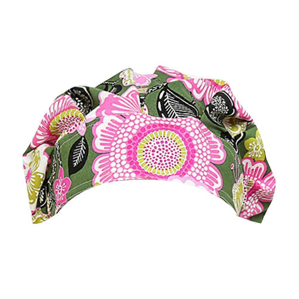 Working Cap Printed for Decoration Operating Room Working Flower Printed Nurse Doctor Hat