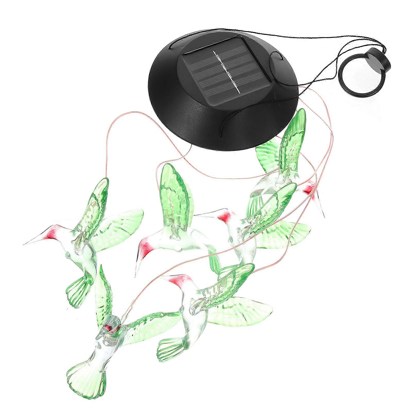 Solar Wind Chime Pendant for Garden Hanging Decor 1Pcs Creative Wind Bell