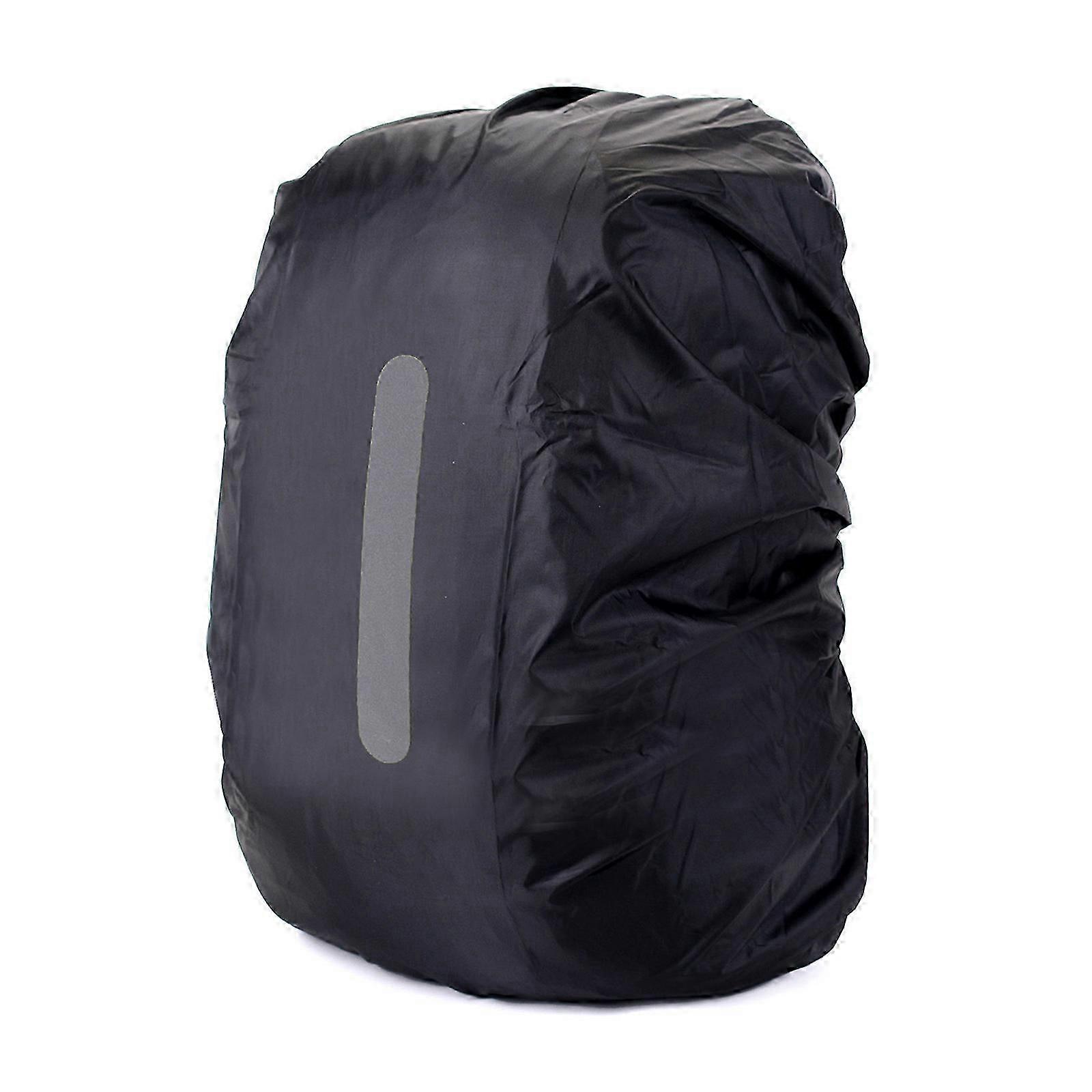 Reflective dustproof backpack cover for hiking and travel size L