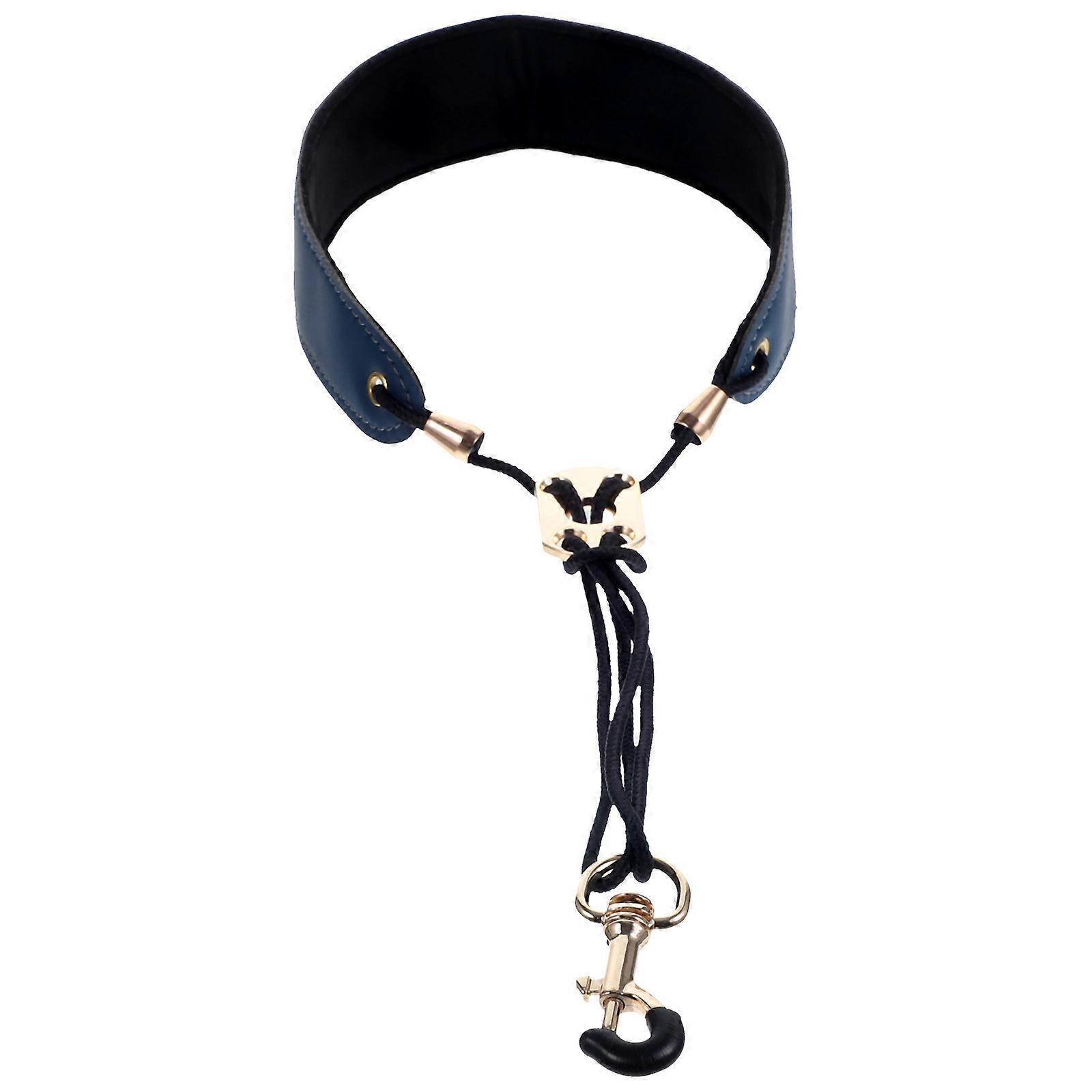 Saxophone Neck Strap for Holding with Adjustable Design 5Pcs Blue