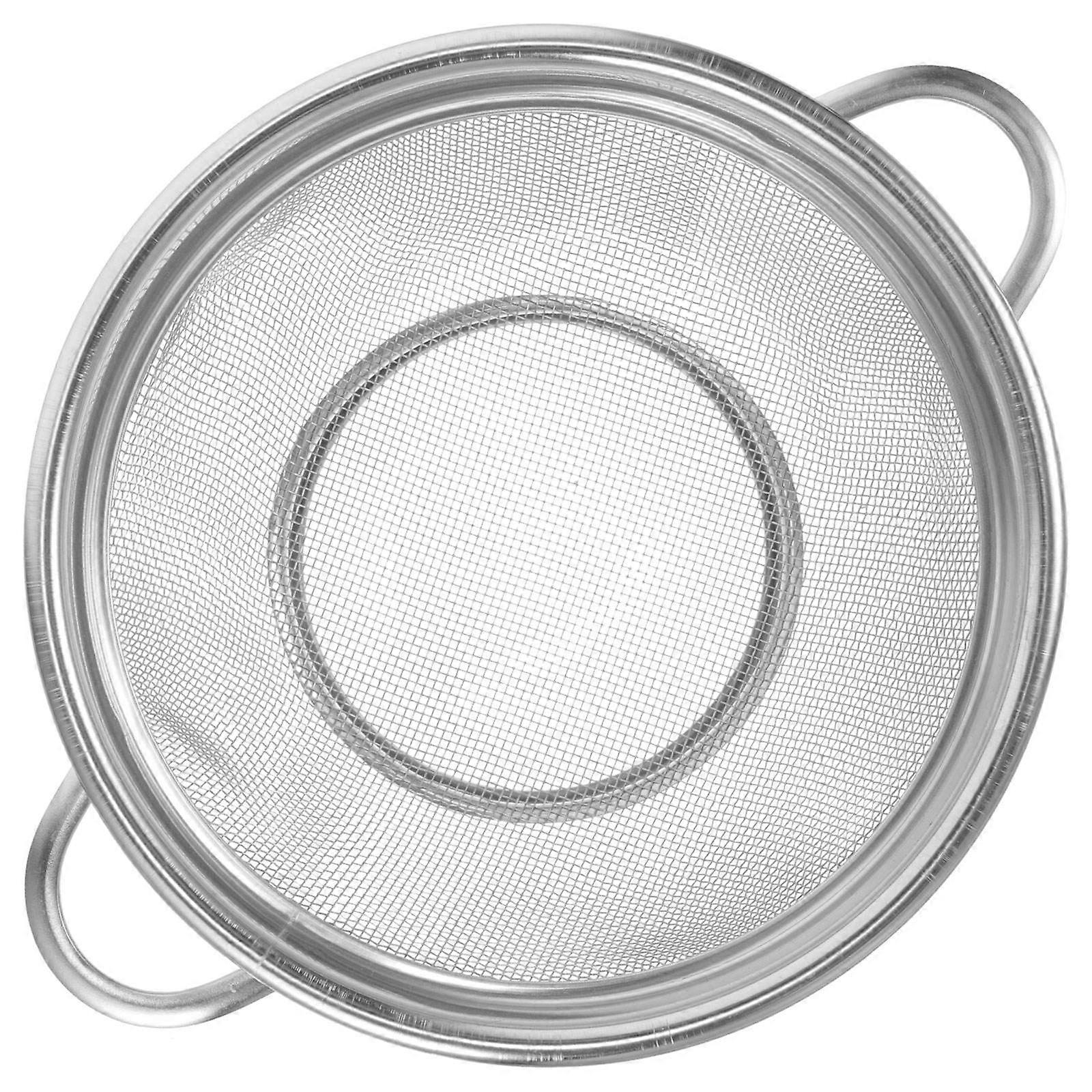 Practical Kitchen Basket for Draining Vegetables 1Pcs Silver Steel Basket