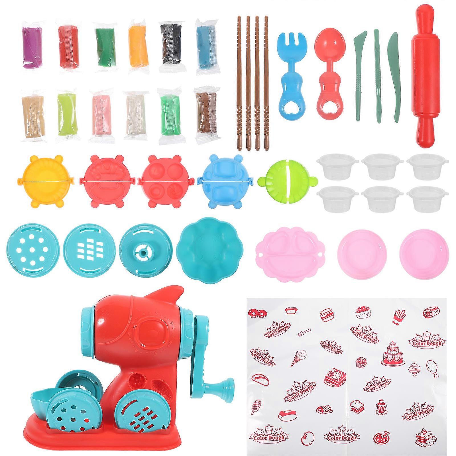 Dough Tools Clay Tools for Kids with Colored Clay Toys 2Sets