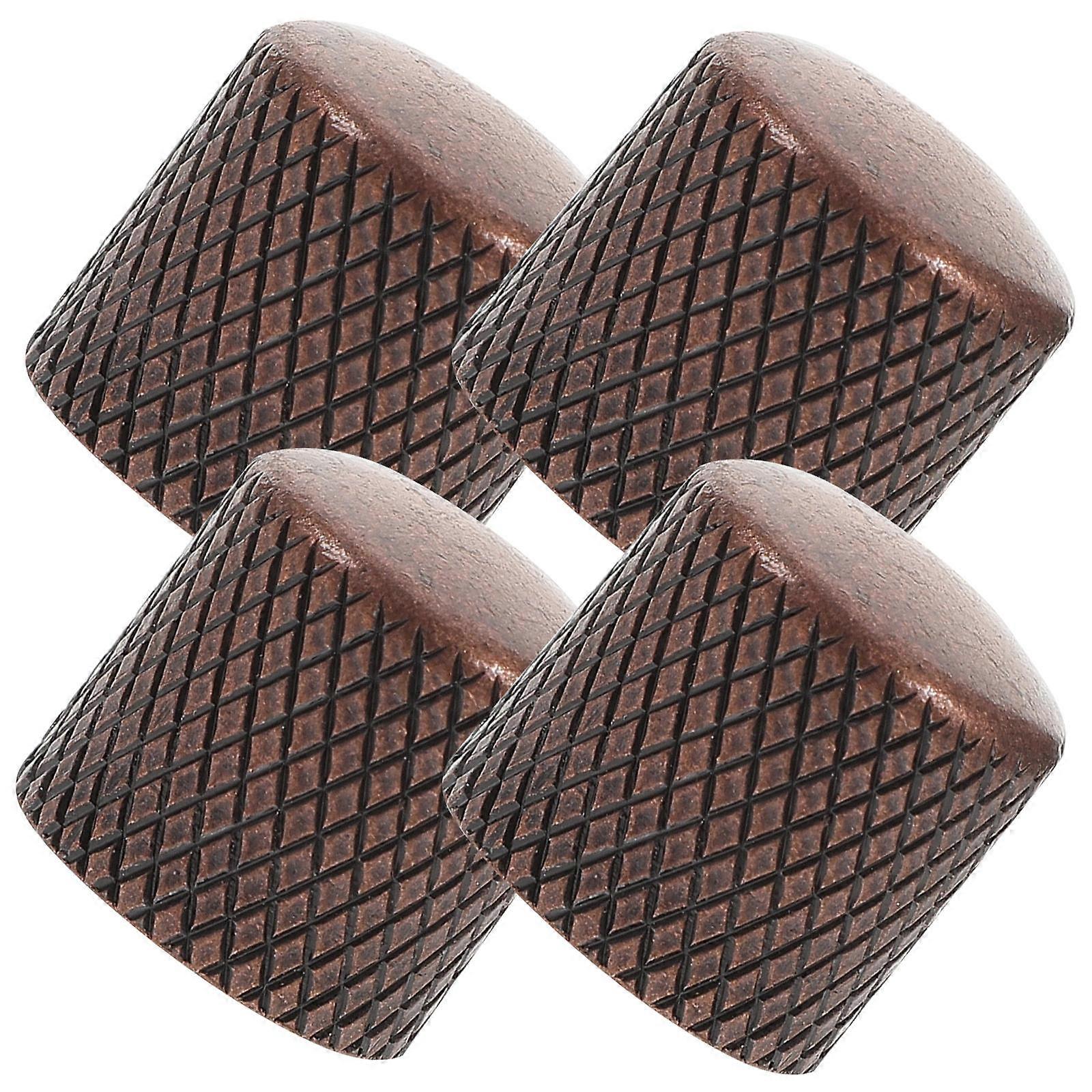 Guitar Knobs Volume Control Potentiometer Caps Designed For Musical Instrument Maintenance 16 Pcs In Dark Brown