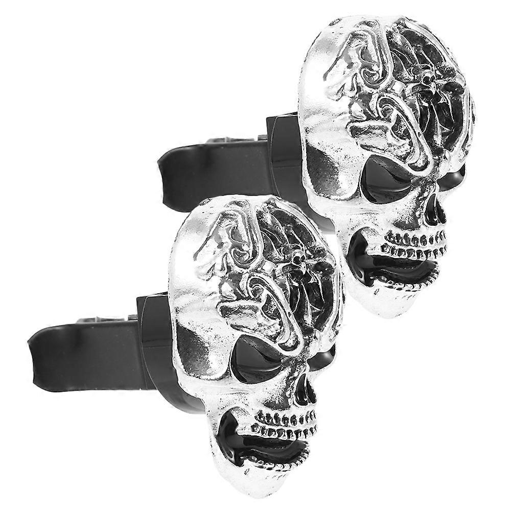 Skull Car Air Freshener Clips for Car Vent Use 2Pcs Pack Multi Color