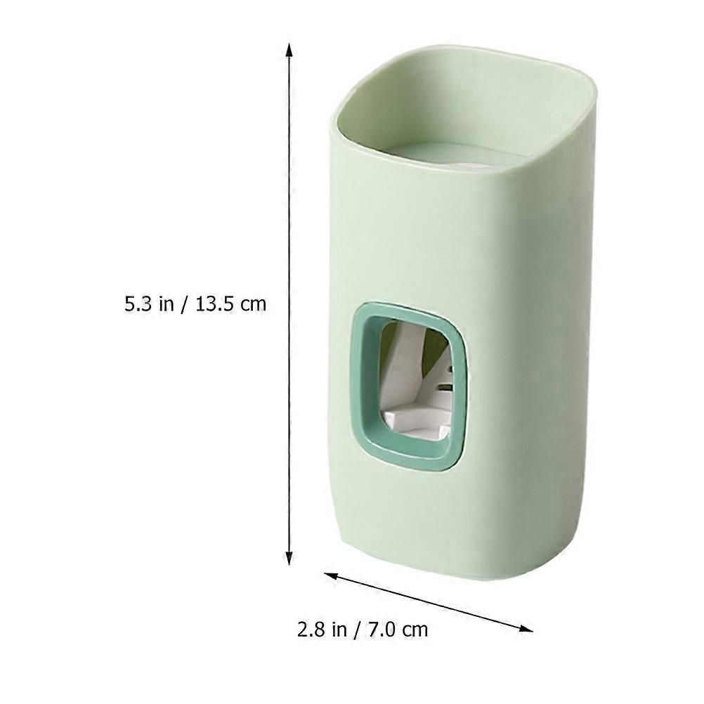 Bathroom Toothpaste Squeezer Dispenser Rectangular Non-punching Design For Children And Adults 2Pcs