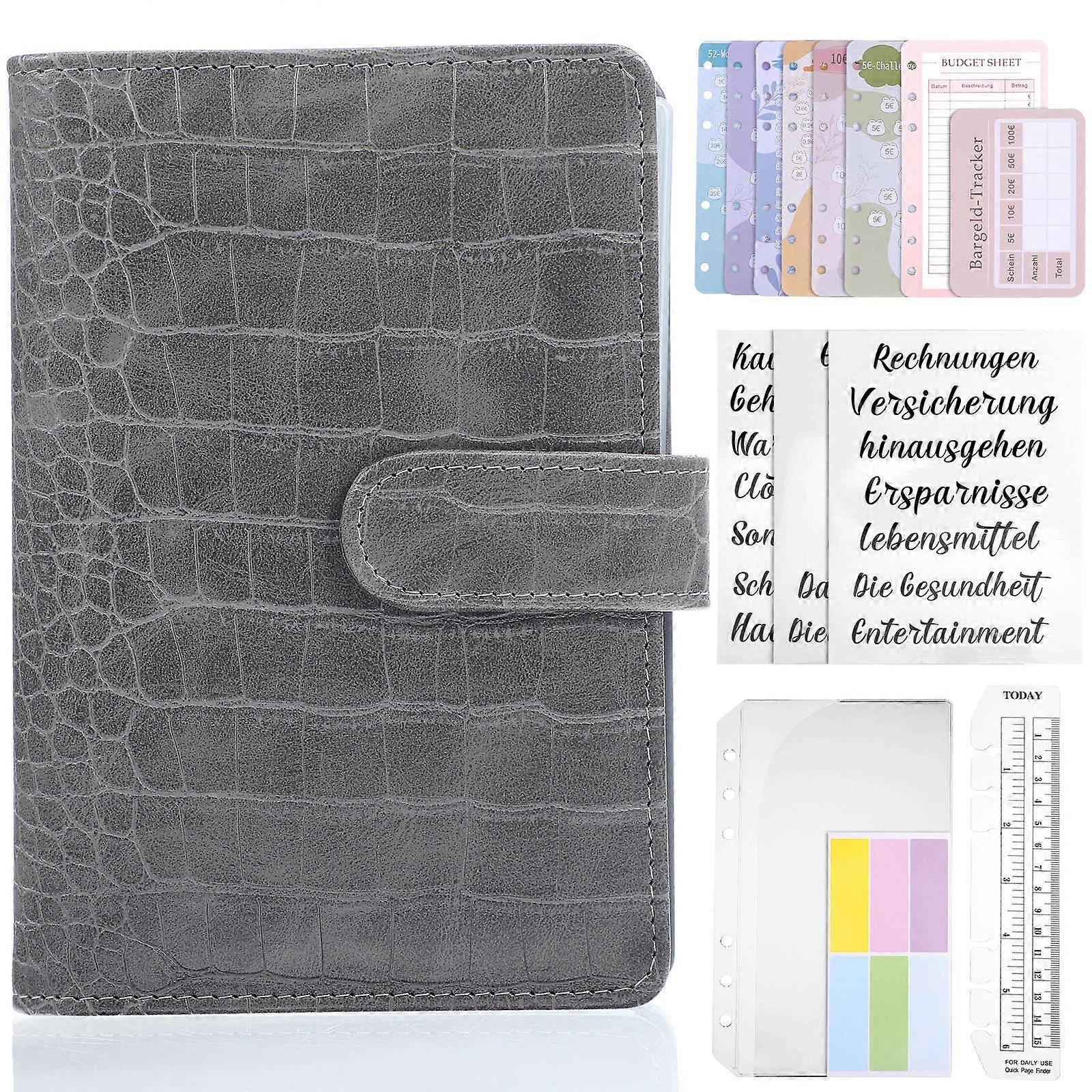 Budget Planner Book A6 Finance Planning Binder Money Organizer Rectangular Assorted Color Easy To Use 1 Set