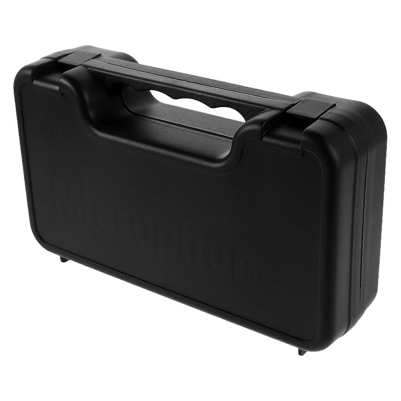 Plastic Microphone Case with Cotton Liner for Mic Storage 4Pcs