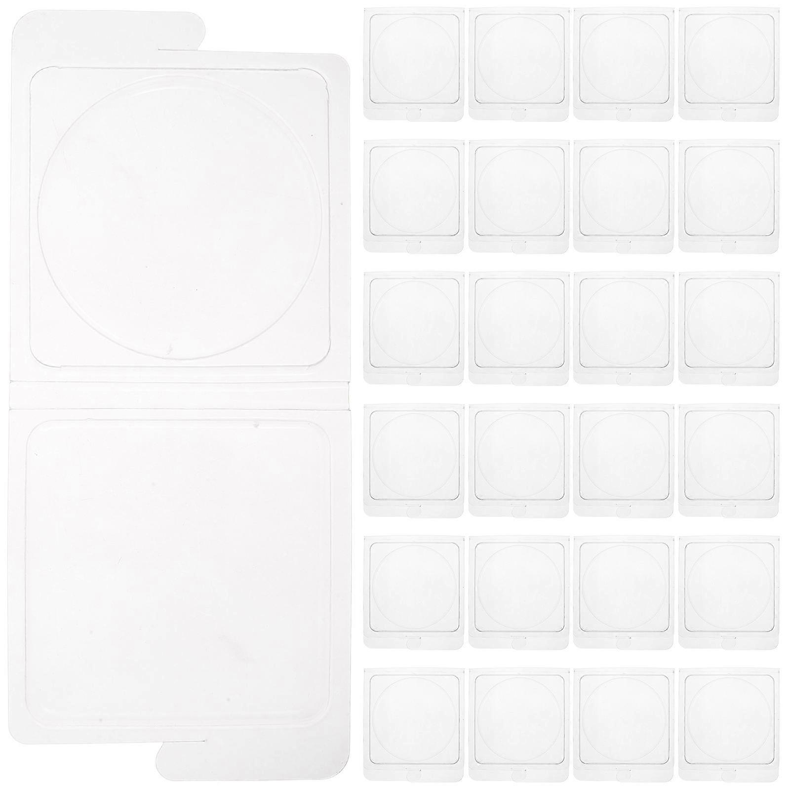 Plastic Cosmetic Tray Transparent Empty Makeup Pans for Cosmetics 160Pcs