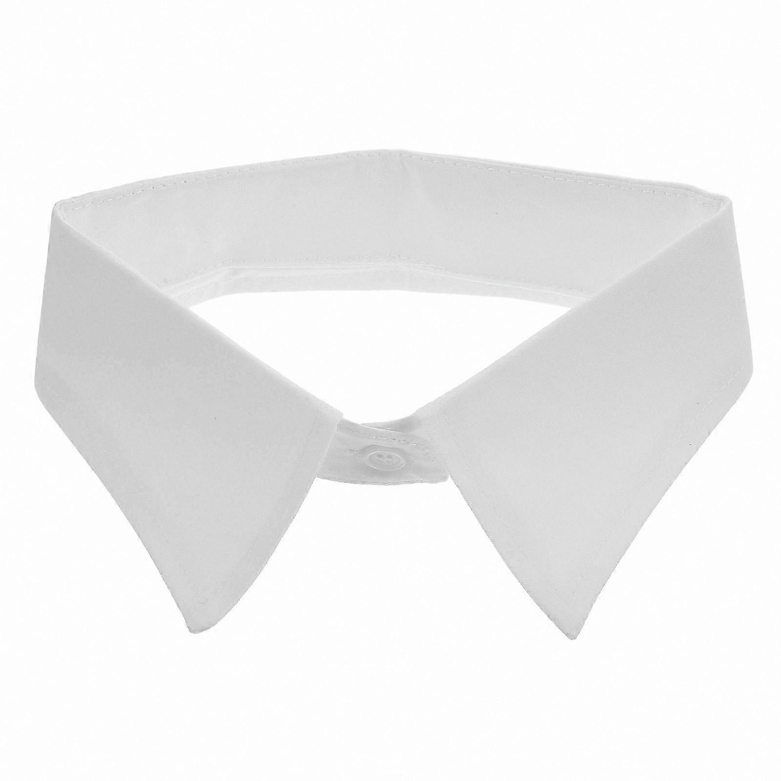 Adjustable Faux Shirt Collar for Men & Women, Soft Chiffon High Neck Accessory, Versatile Design for Daily Styling
