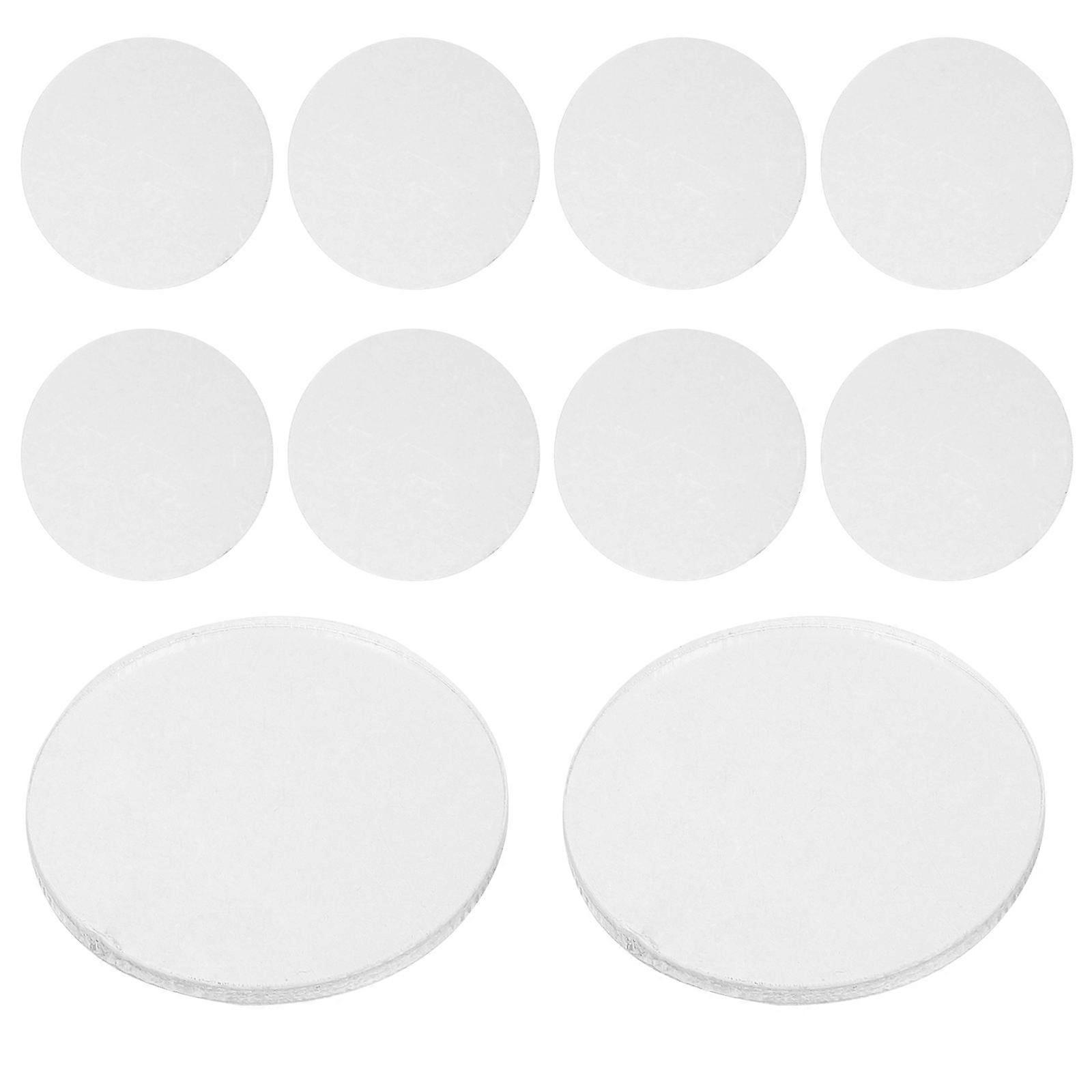 Acrylic Miniature Bases Clear Display Base for 30Pcs Figurines