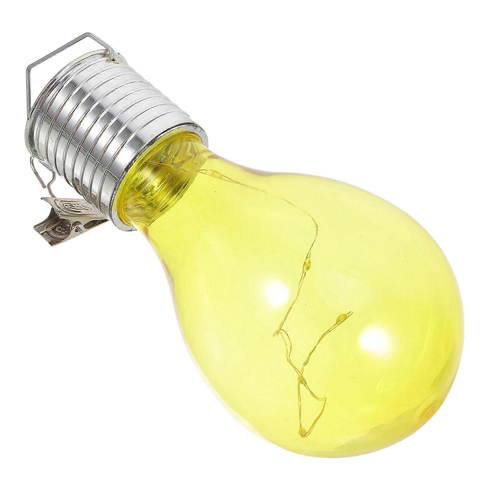 Solar Light Bulb Hanging Rotatable LED Bulb for Outdoor Garden Use