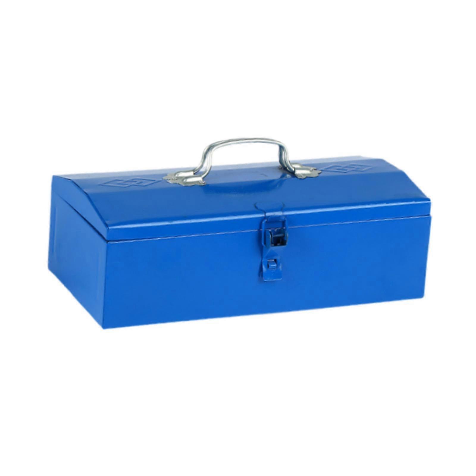 Iron Tool Box Tool Storage Case Portable Hand Tool Case for Workshop Garages