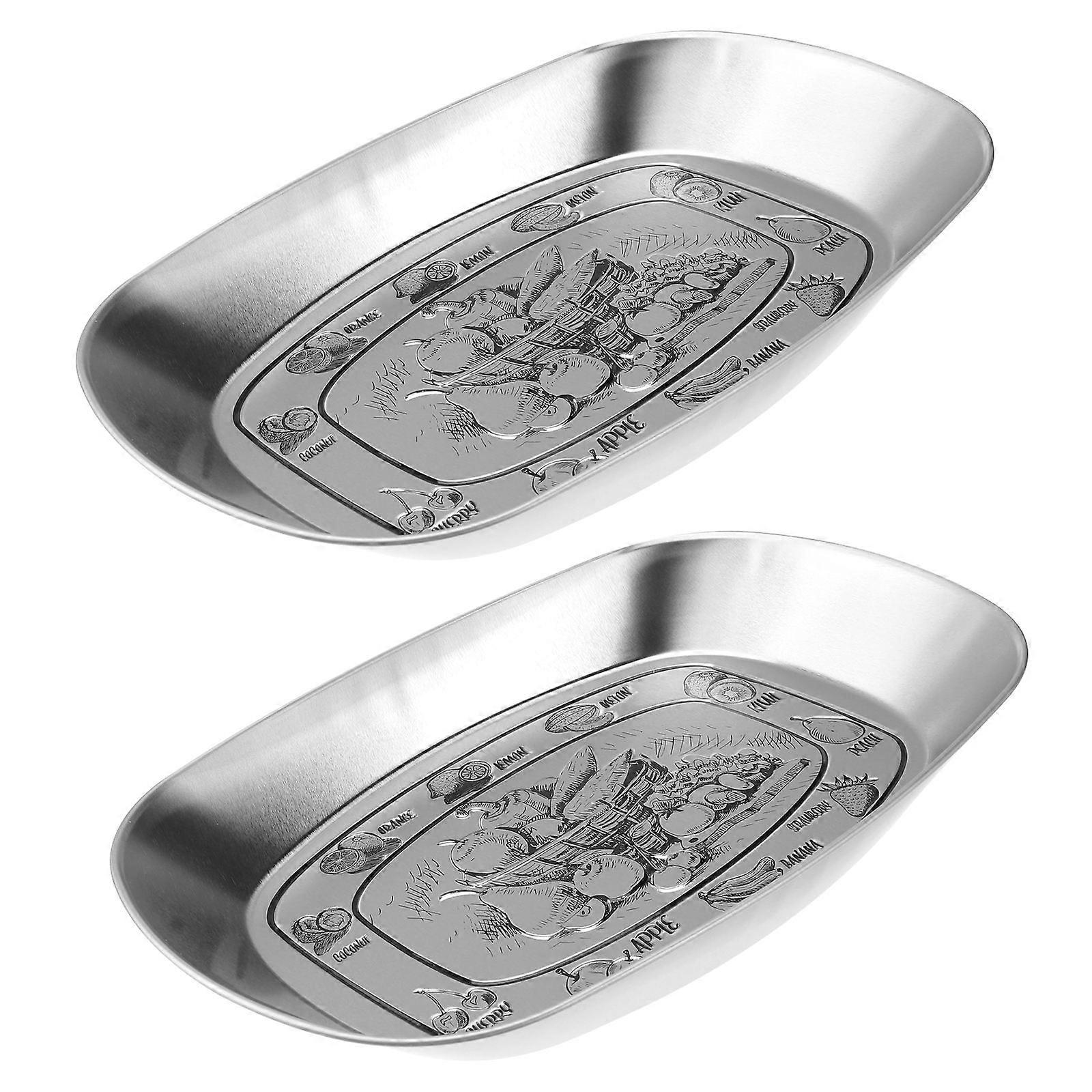 Earrings Storage Dish For Dining Table Decoration 9.82x6.29x1.18inch Functionality 4Pcs