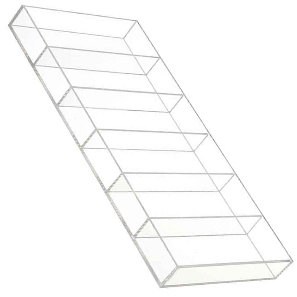 Acrylic Glasses Organizer Box for Holding 2Pcs Clear with 6 Grids