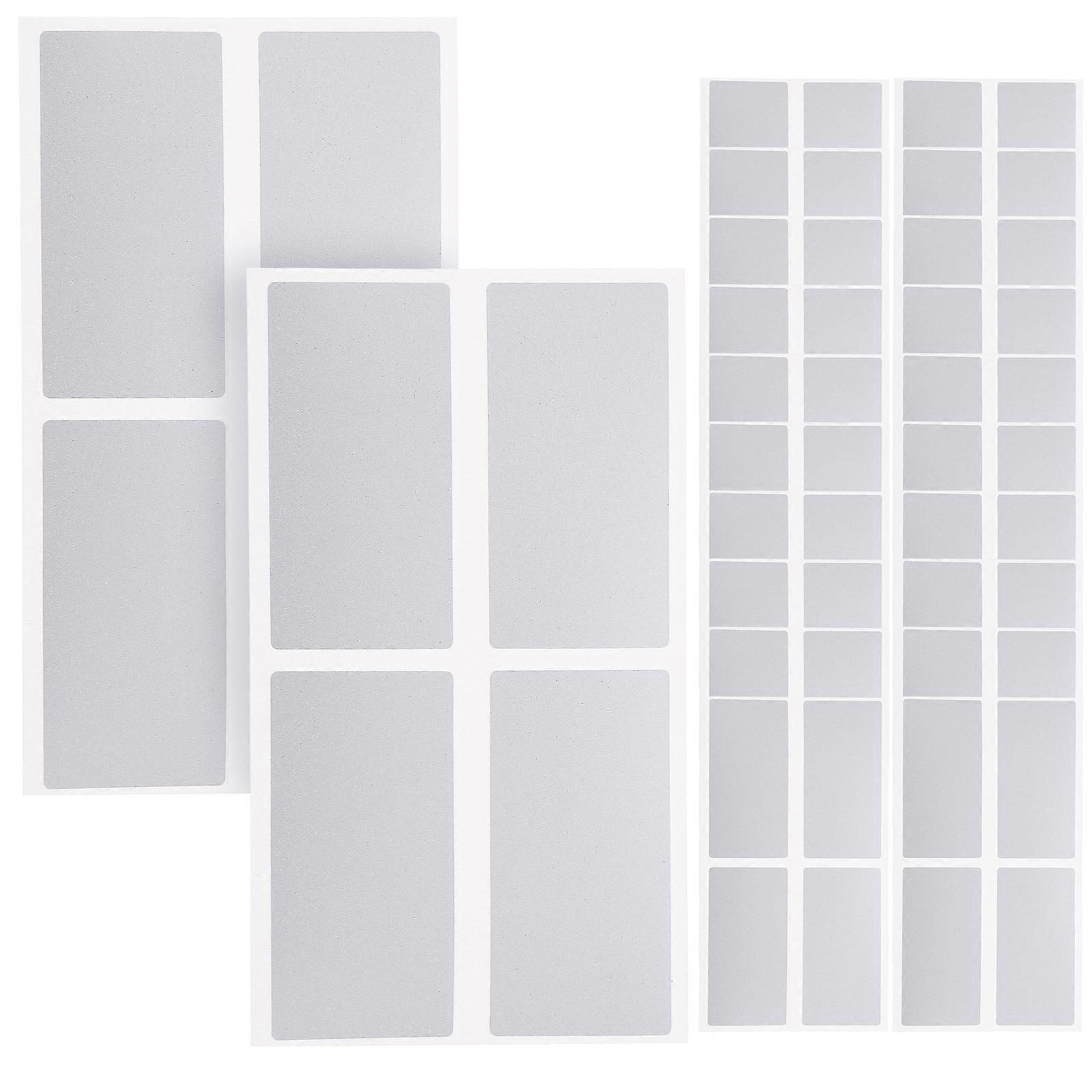 Rectangular DIY Scratch Off Stickers Peel and Stick 100Pcs