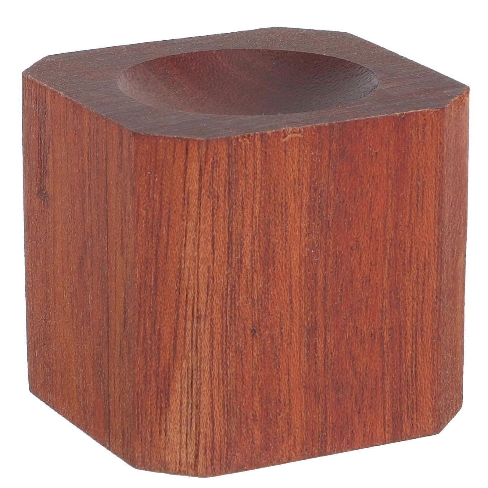 Crystal Ball Holder for Supporting 5Pcs Wooden Sphere Display Stands Coffee