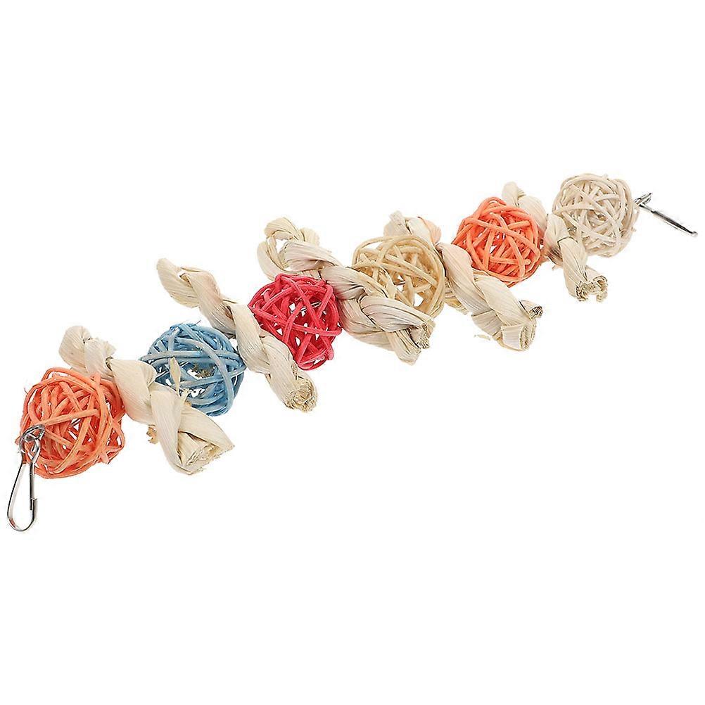 Bunny Chewing Accessory Decorative Molar String for 2Pcs Small Pets