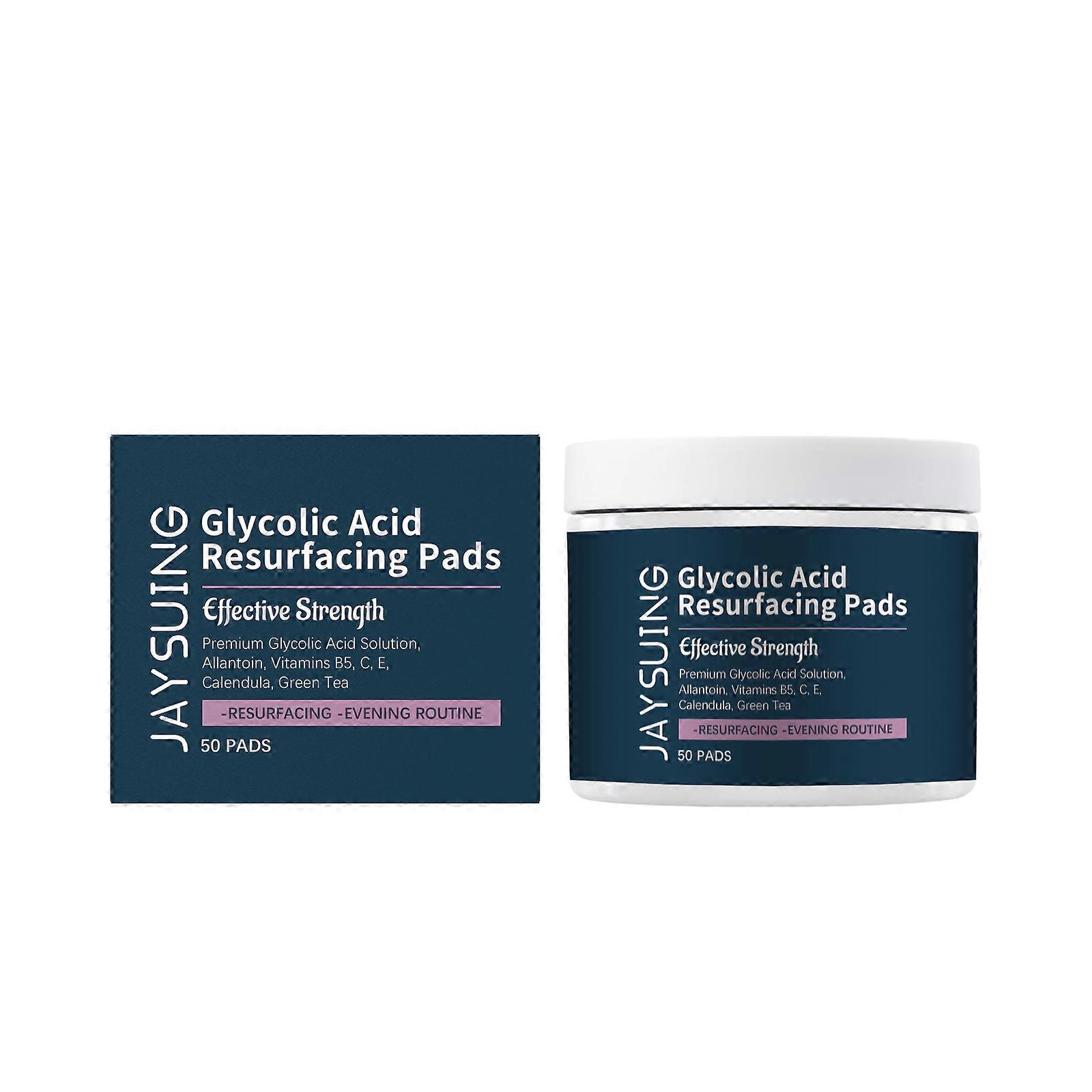 Jaysuing Glycolic Acid Exfoliating Moisturizing Cotton Pads, Facial Moisturizing And Skin Care Exfoliating Wet Compress Hydrating Cotton Pads