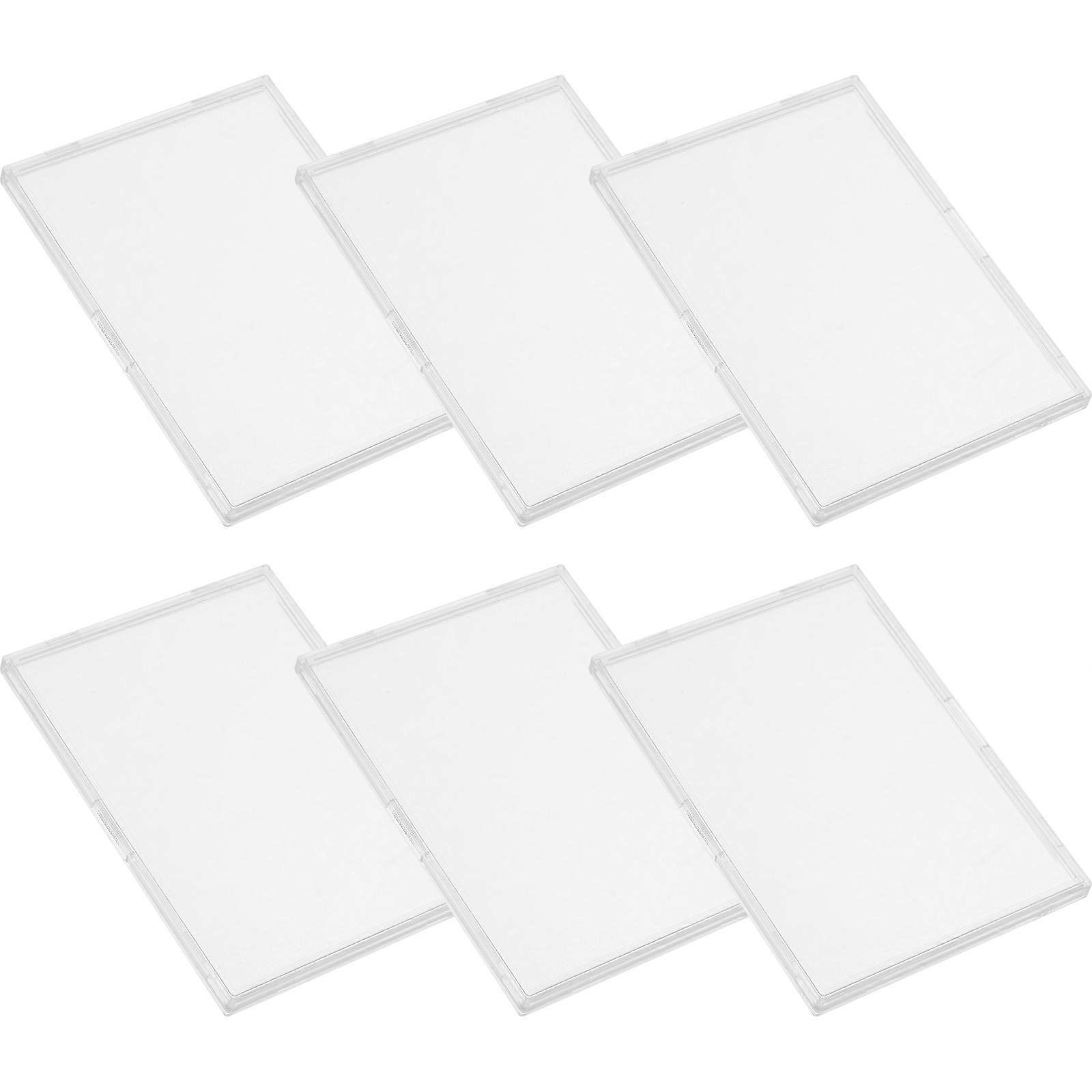 Acrylic Card Display Case for Cards with 20Pcs Clear Card Protectors