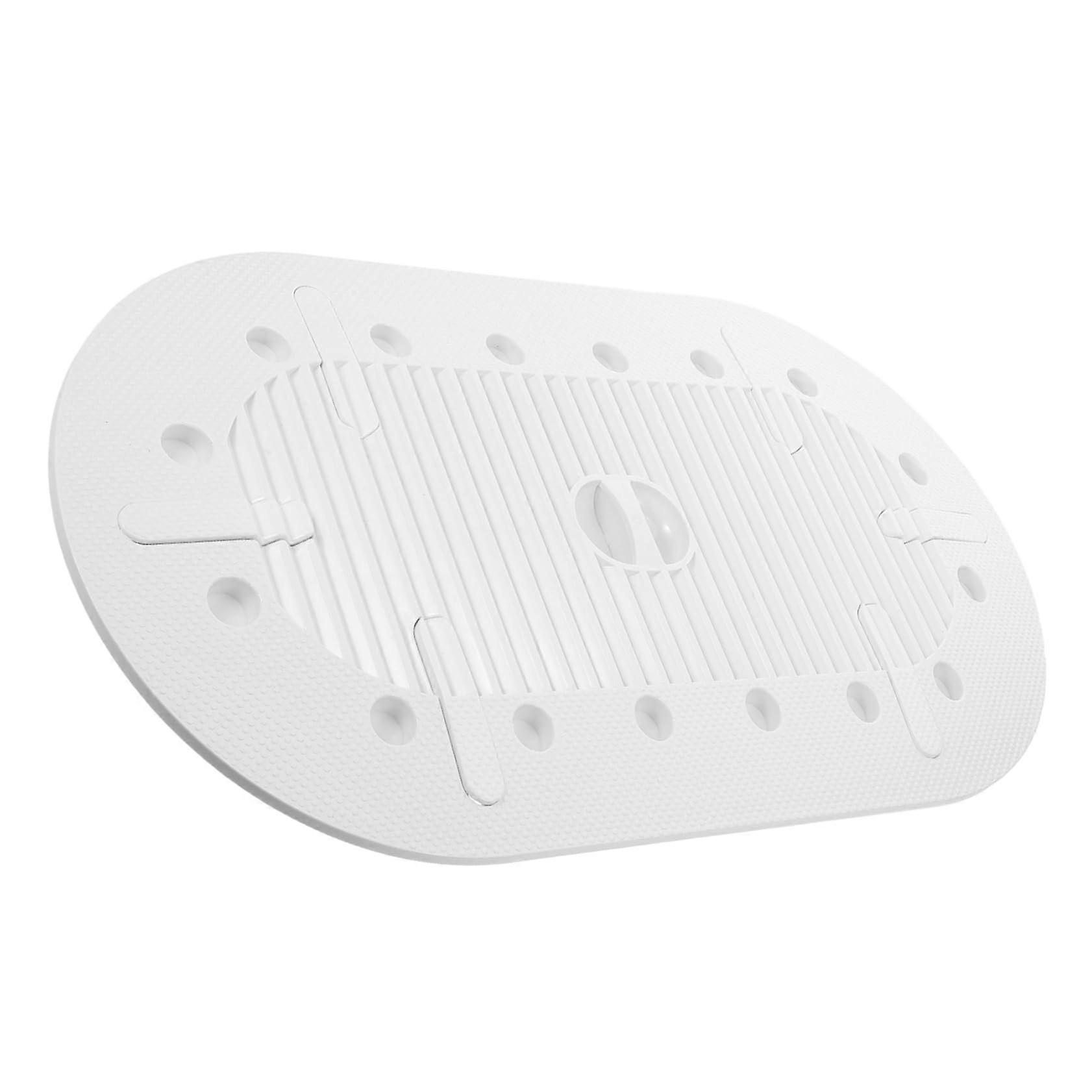 Ergonomic Oval Squatting Pan OdorBlocking Lid Thickened WearResistant Pit Cover For Household Toilet Easy Installation