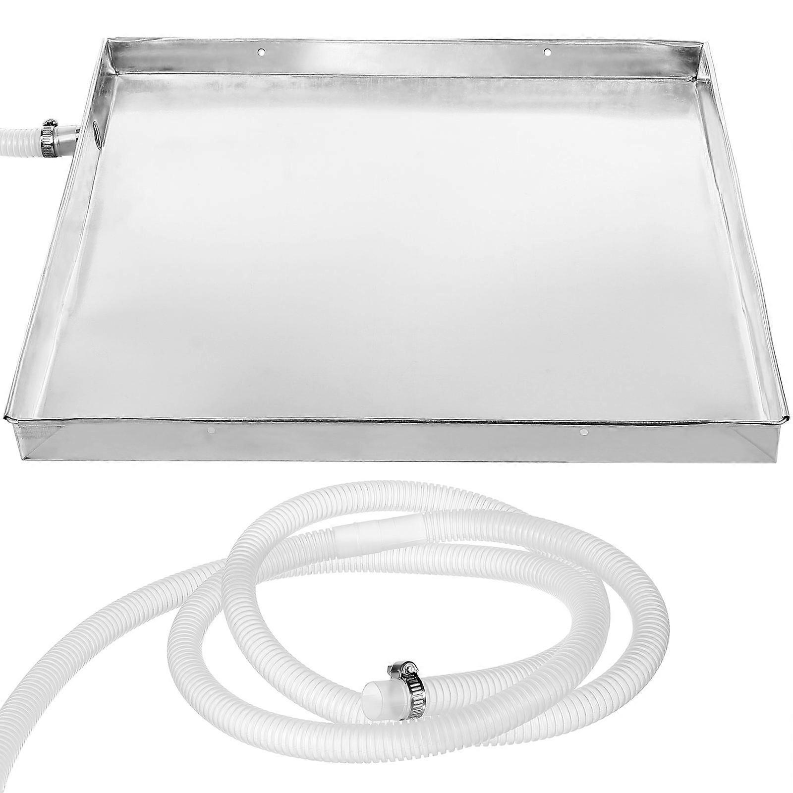 Stainless Steel Air Conditioner Drip Pan External Unit Leak Proof 2Sets