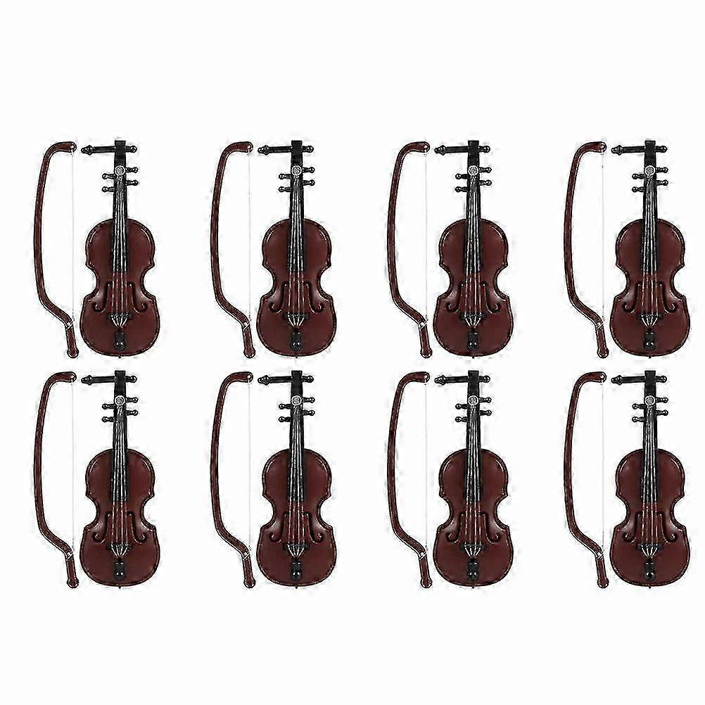 8 Sets Miniture House Furniture Musical Instruments Models Miniature Scene Furniture Miniature Instruments Mini Things