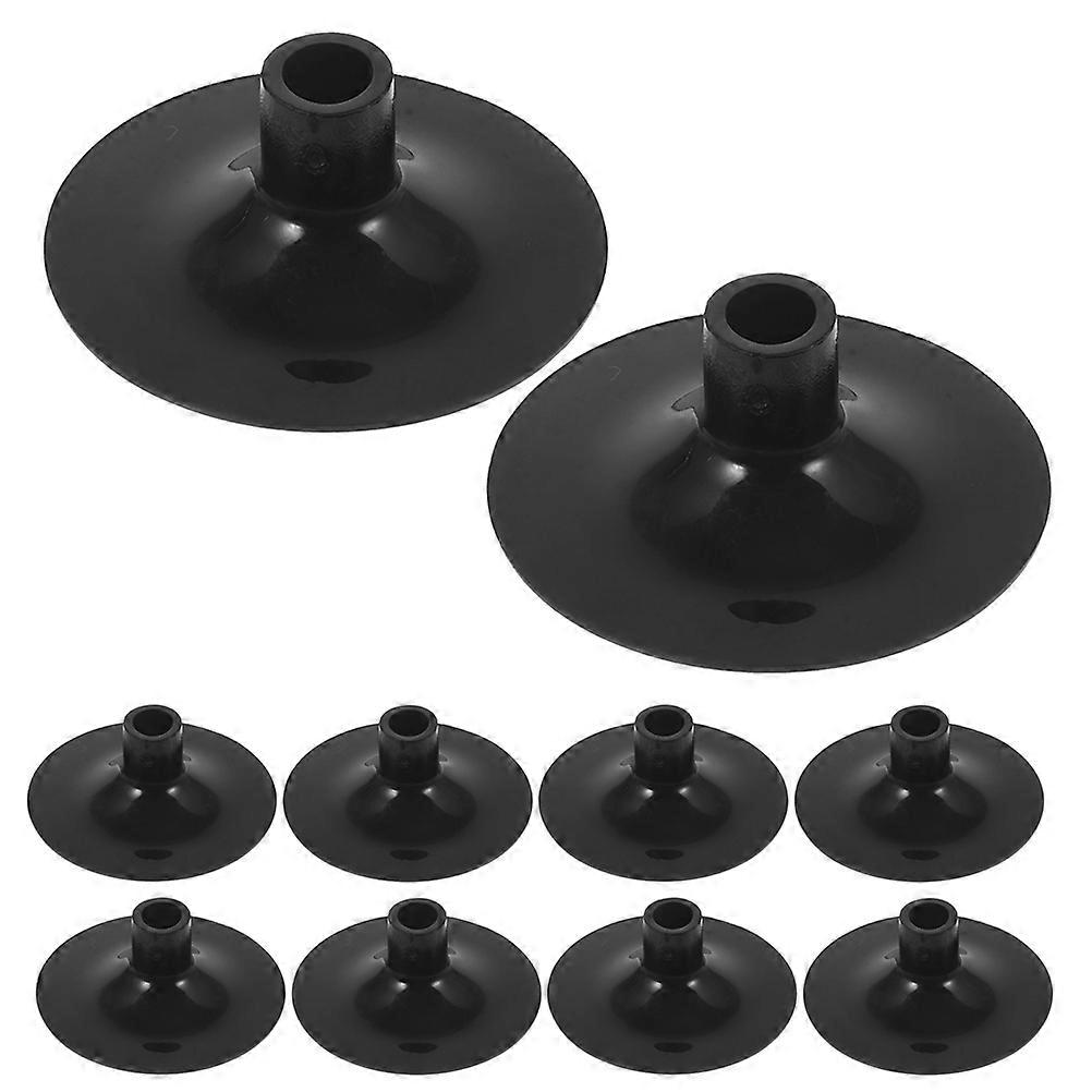 Kids Suction Cup Arrow Tips Rubber Replacement Set for Bow Practice 60Pcs Black